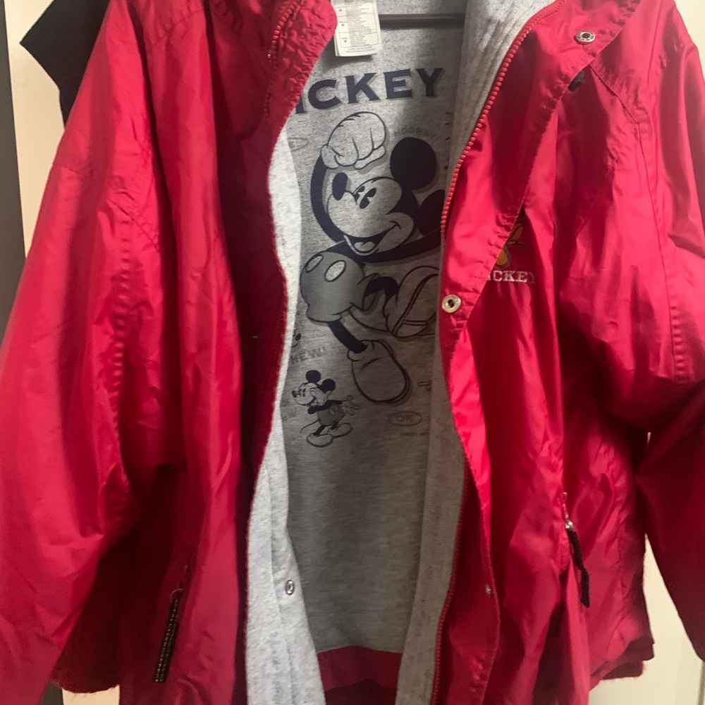 Disney Mickey Mouse Red Adult Jacket